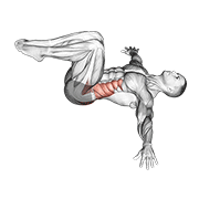 Bent Knee Lying Twist demonstration animation