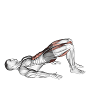 Glute Bridge March demonstration animation