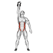 Kettlebell Windmill demonstration animation