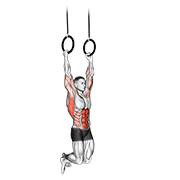 Kipping Muscle Up demonstration animation