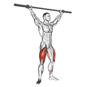 Overhead Squat demonstration animation