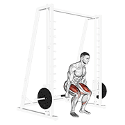 Smith Hack Squat demonstration animation