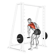 Smith One Arm Row demonstration animation