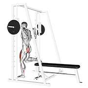 Smith Single Leg Split Squat demonstration animation