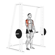 Smith Upright Row demonstration animation